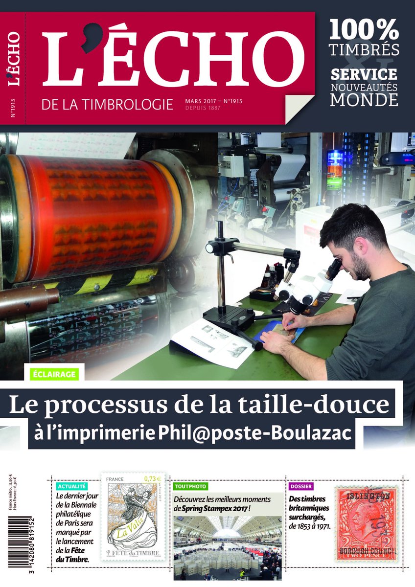 ECHO de la Timbrologie N1915 - UNE